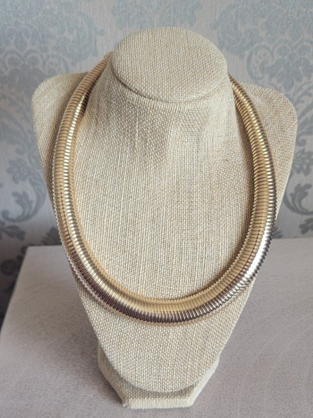 Goldtone Snake Chain Necklace